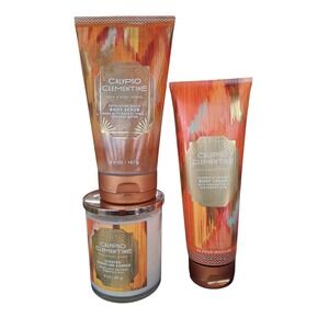 Bath & Body Works Retired Rare Womens Calypso Clementine  3Pcs Bundle Casual
